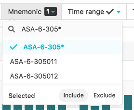 Query Bar
Filters
