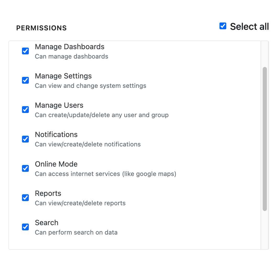 Setting UI Permissions